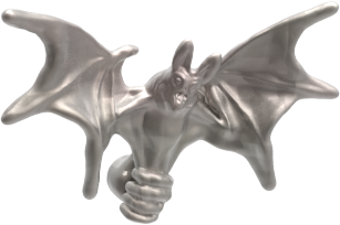 Hand of Glory - customizable modular magnetic hot-swap gaming miniatures, weapons, and items - Vampire Bat Familiar