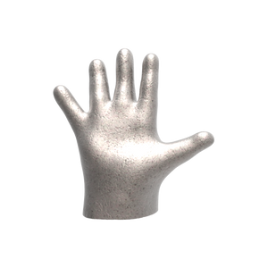 Hand of Glory - customizable modular magnetic hot-swap gaming miniatures, weapons, and items - Right Open Hand