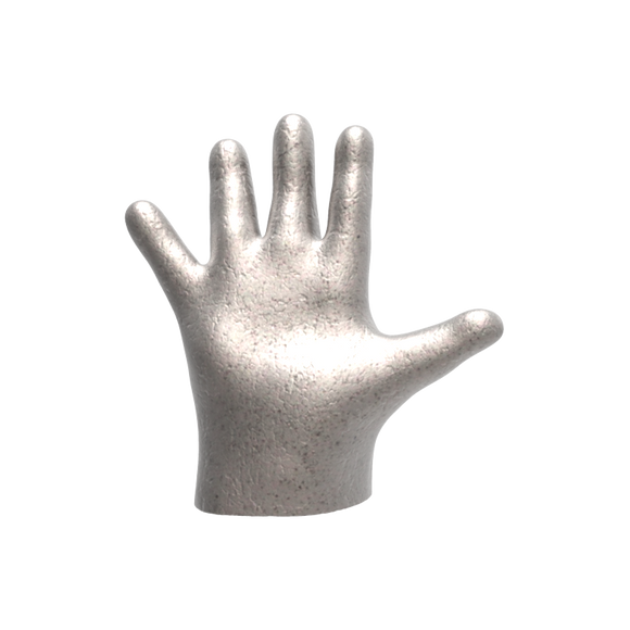 Hand of Glory - customizable modular magnetic hot-swap gaming miniatures, weapons, and items - Right Open Hand