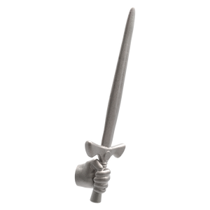 Hand of Glory - customizable modular magnetic hot-swap gaming miniatures, weapons, and items - Steel Shortsword