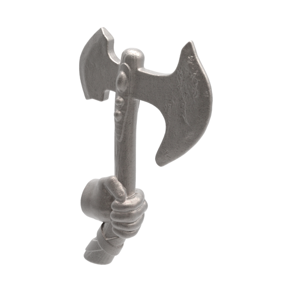 Hand of Glory - customizable modular magnetic hot-swap gaming miniatures, weapons, and items - Left Throwing Axe