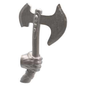 Hand of Glory - customizable modular magnetic hot-swap gaming miniatures, weapons, and items - Right Throwing Axe