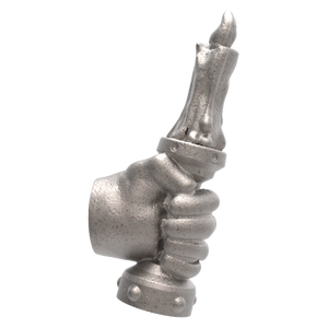 Hand of Glory - customizable modular magnetic hot-swap gaming miniatures, weapons, and items - Candle