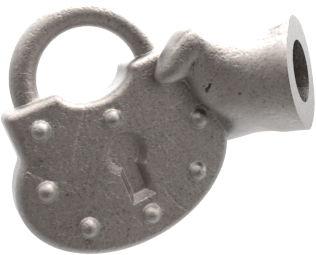 Hand of Glory - customizable modular magnetic hot-swap gaming miniatures, weapons, and items - Padlock
