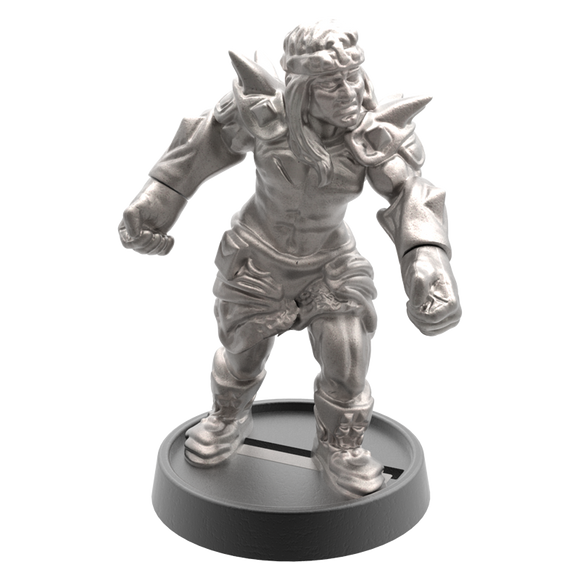 Hand of Glory - customizable modular magnetic hot-swap gaming miniatures, weapons, and items - Barbarian 32mm figure