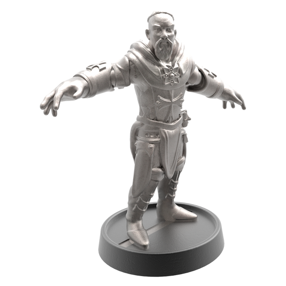 Hand of Glory - customizable modular magnetic hot-swap gaming miniatures, weapons, and items - Cleric 32mm figure
